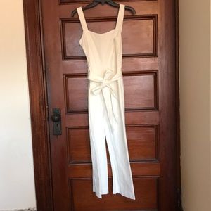 Gap white jumpsuit